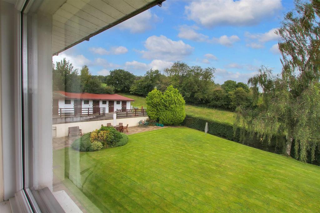 Garden and Stable views from Master Bedroom