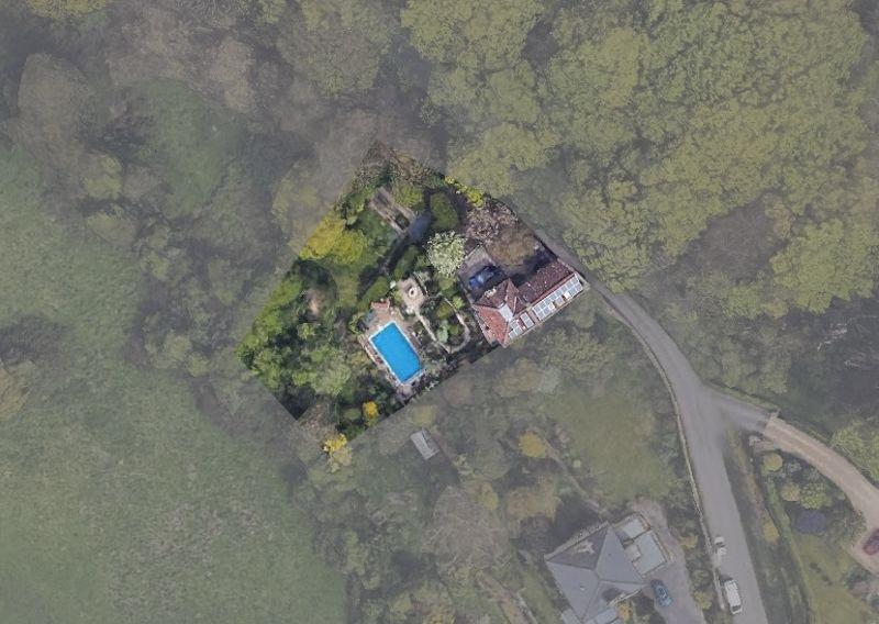 Aerial of plot