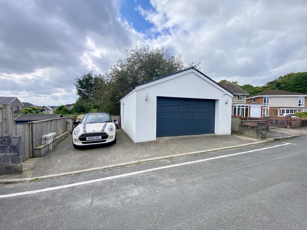 Driveway and garage