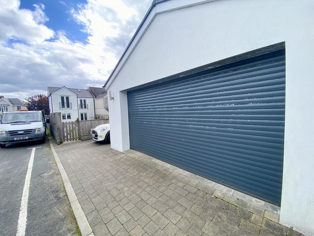 Driveway and garage