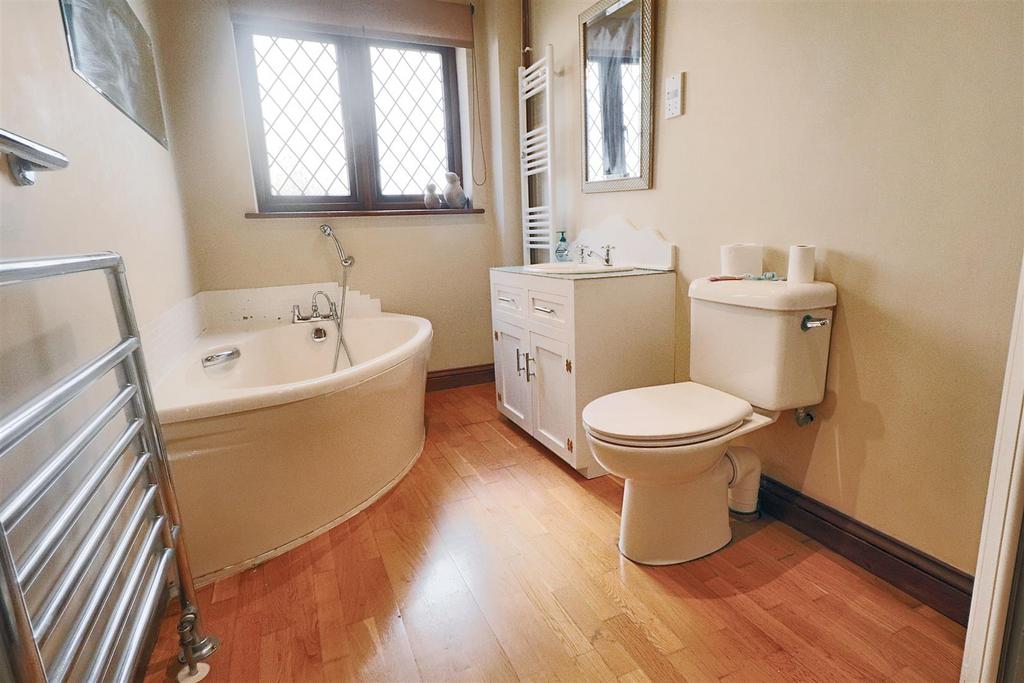 Spacious family bathroom