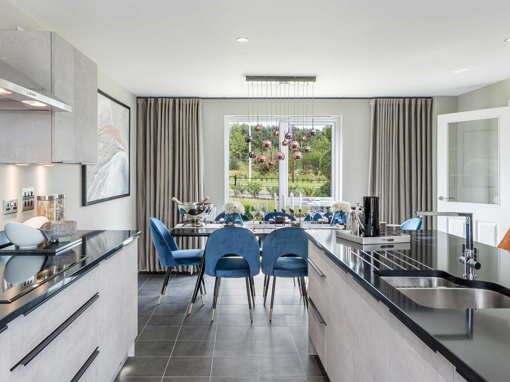 Image of kitchen/dining room in 4 bedroom...