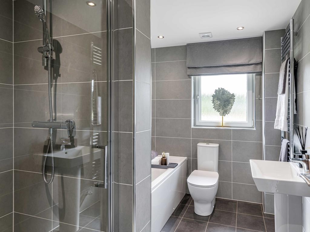 Image of bathroom in 4 bedroom Brechin house type