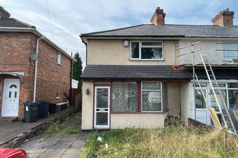 3 bedroom end of terrace house for sale, 199 Millhouse Road, Birmingham, West Midlands, B25 8QS