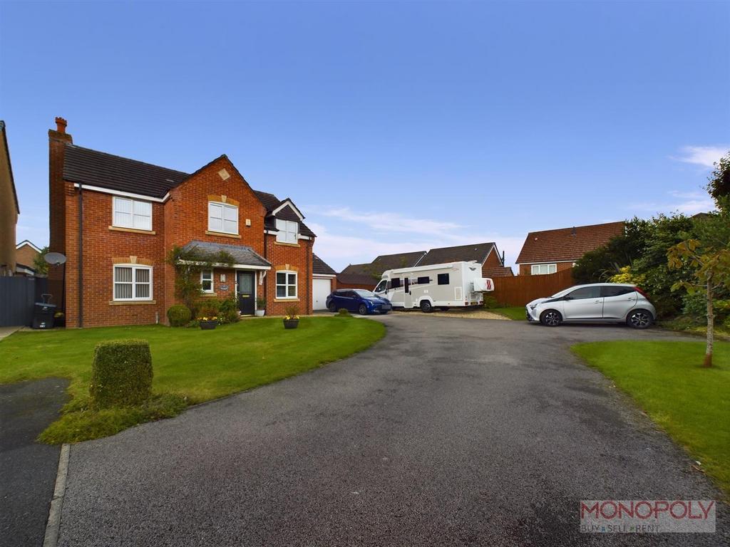 St. Giles Park, Gwersyllt, Wrexham 4 bed detached house for sale £395,000