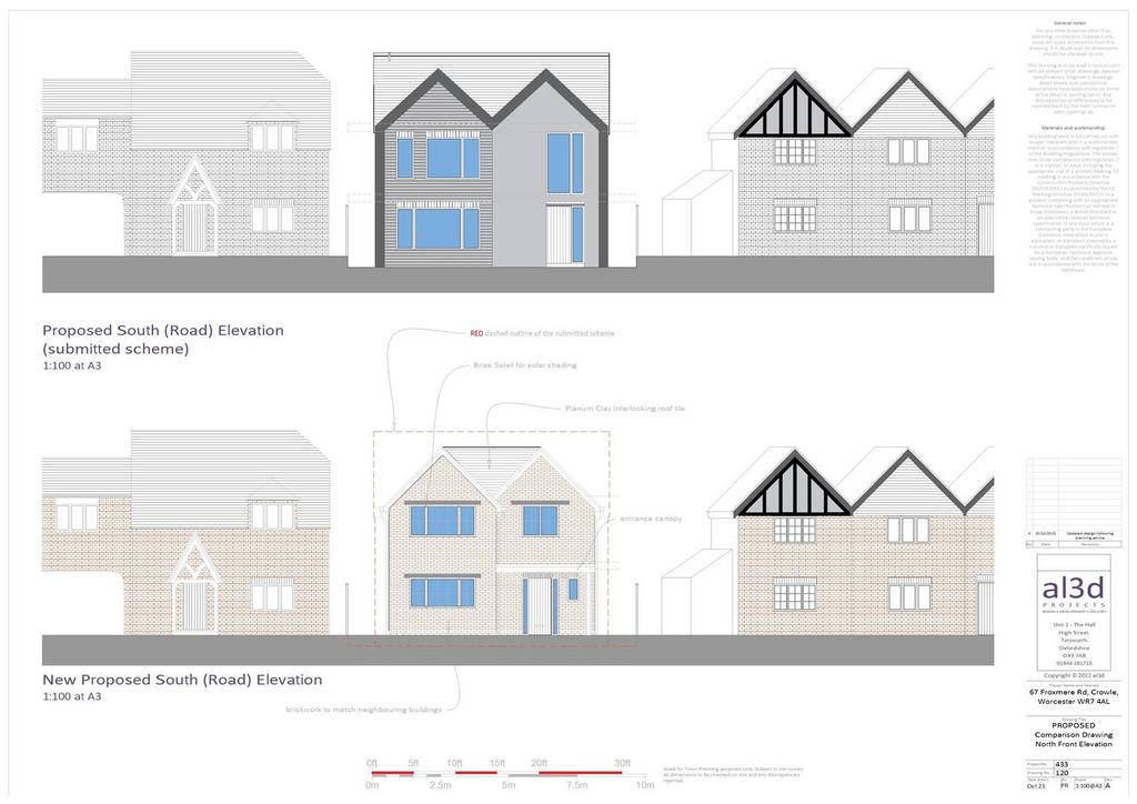 433  120   67 Froxmere Rd Prop S Elev  Comparison