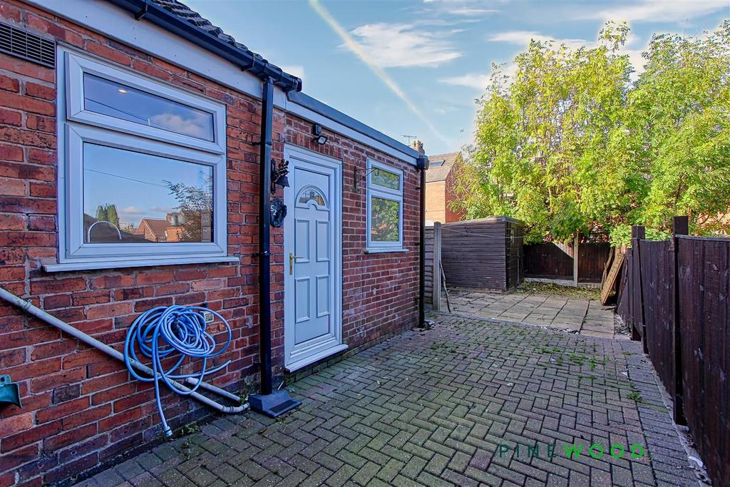 Rear courtyard