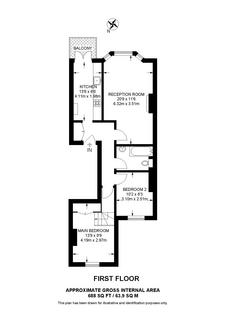 2 bedroom flat for sale, Longridge Road, London, SW5 9SL