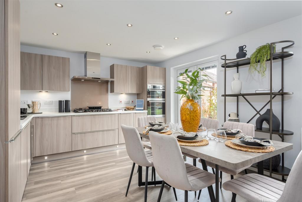 Inside view of the Ingleby open plan kitchen. 4...