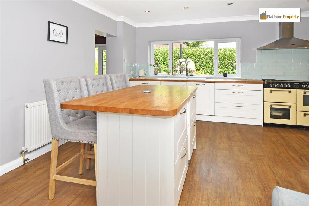 Open plan living dining kitchen