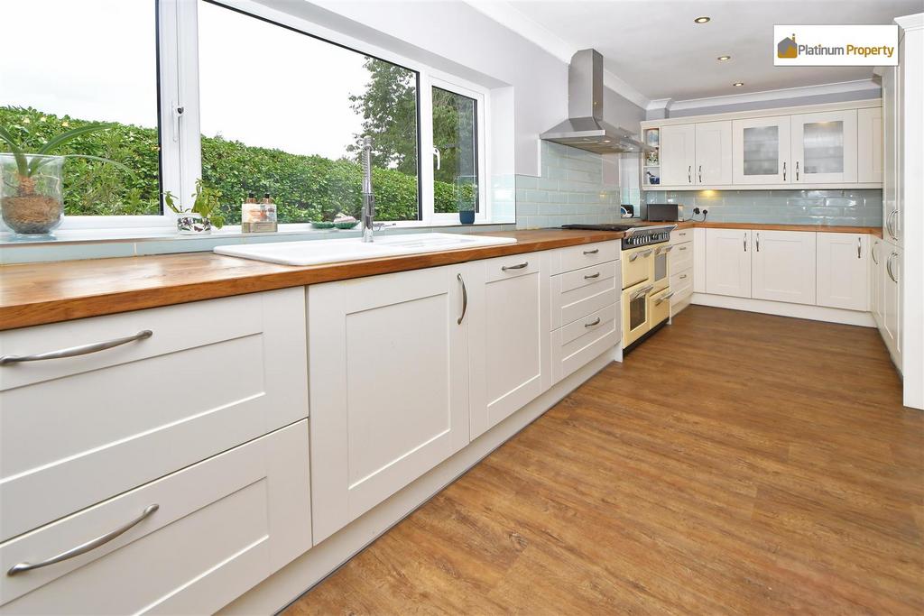 Open plan living dining kitchen