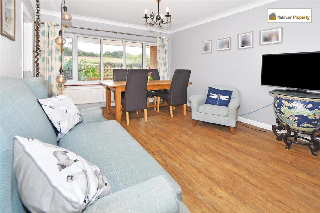 Open plan living dining kitchen