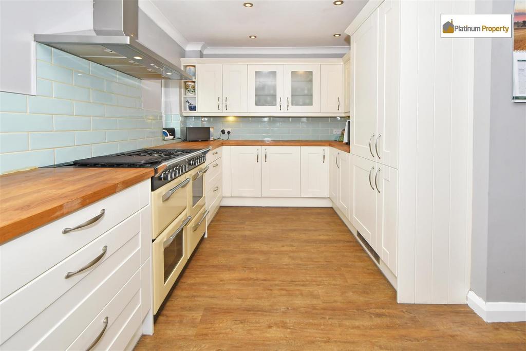 Open plan living dining kitchen