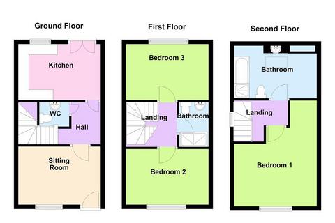 3 bedroom end of terrace house for sale, Pershore Road, Evesham