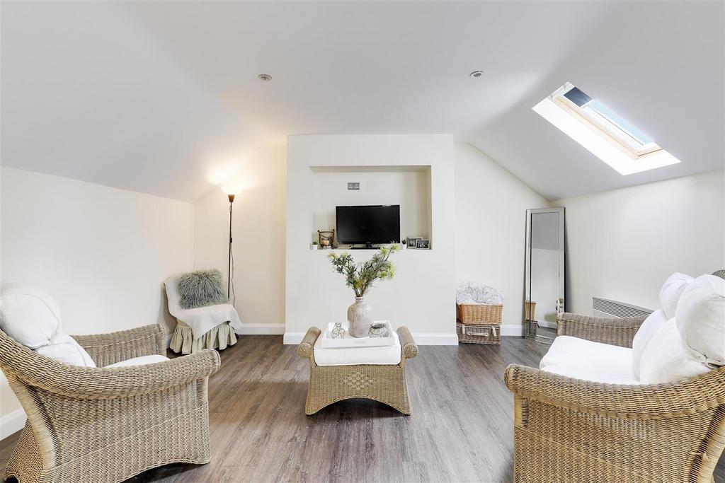 Open plan living studio space