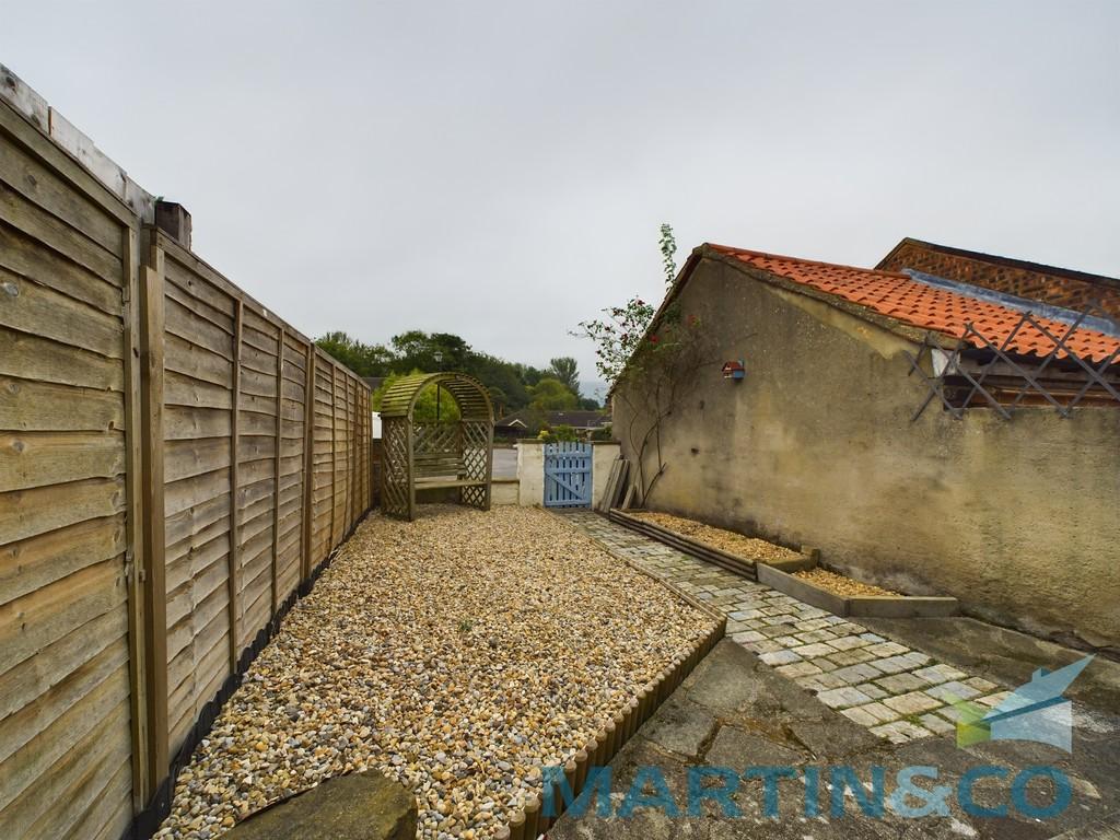 Garden and parking beyond