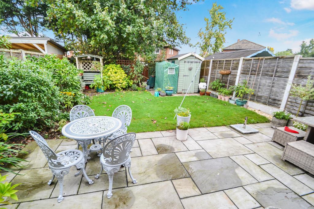 Rear Garden Blue Sky