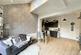 Living/kitchen/dining space