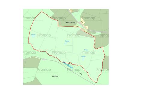 Land for sale, Cwmdu CARMARTHENSHIRE