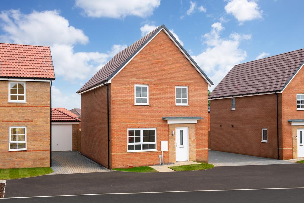 Outside view 4 bedroom detached Chester home