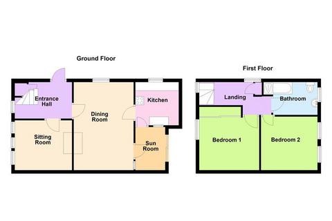 2 bedroom end of terrace house for sale, Green Leys, Badsey, Evesham