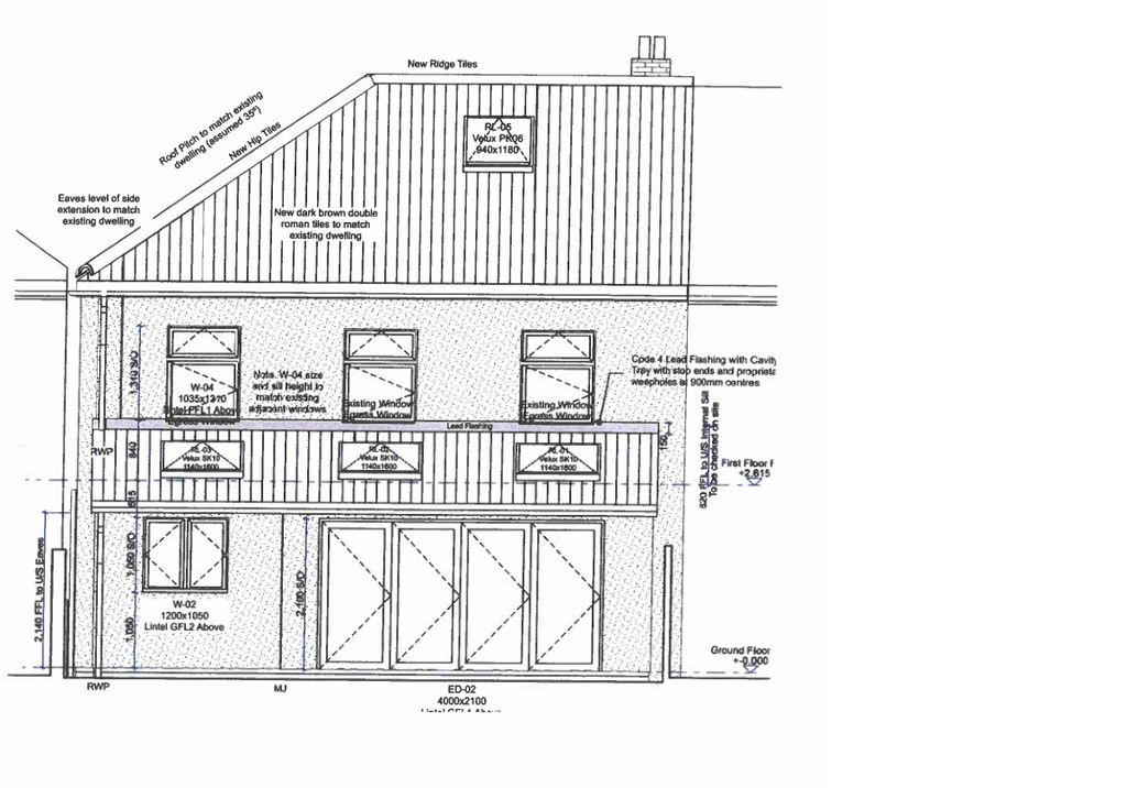 Rear elevation   plans   18 Holmdale