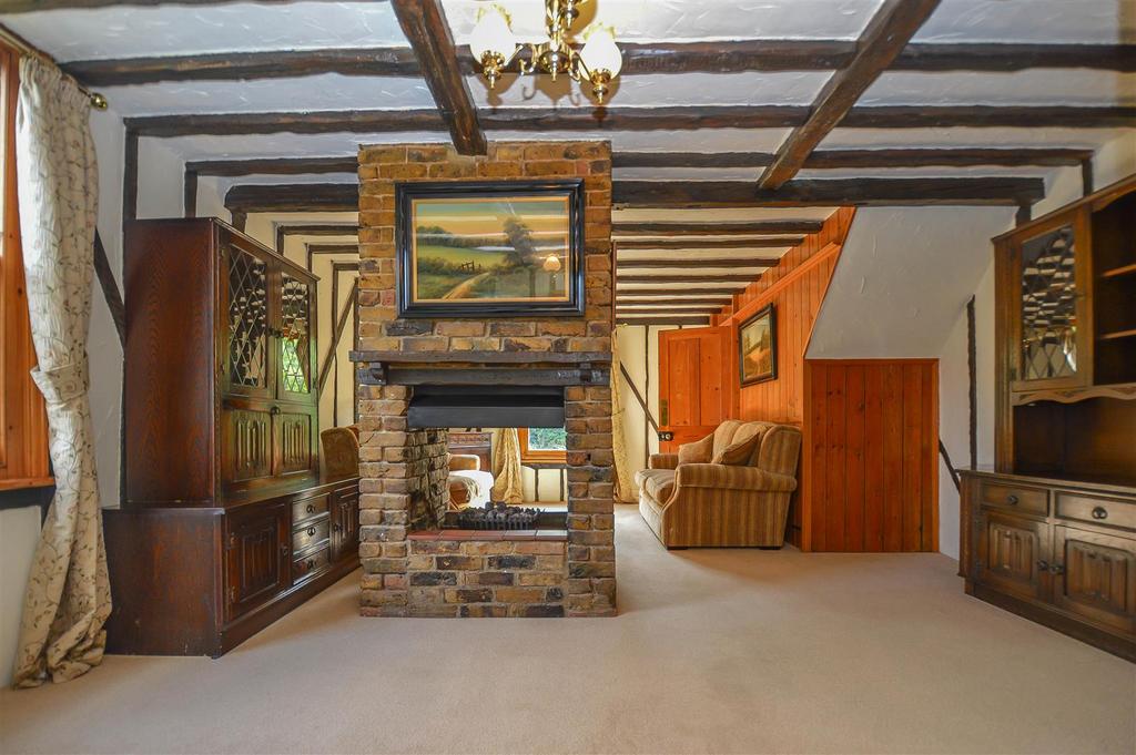 Living room, fireplace