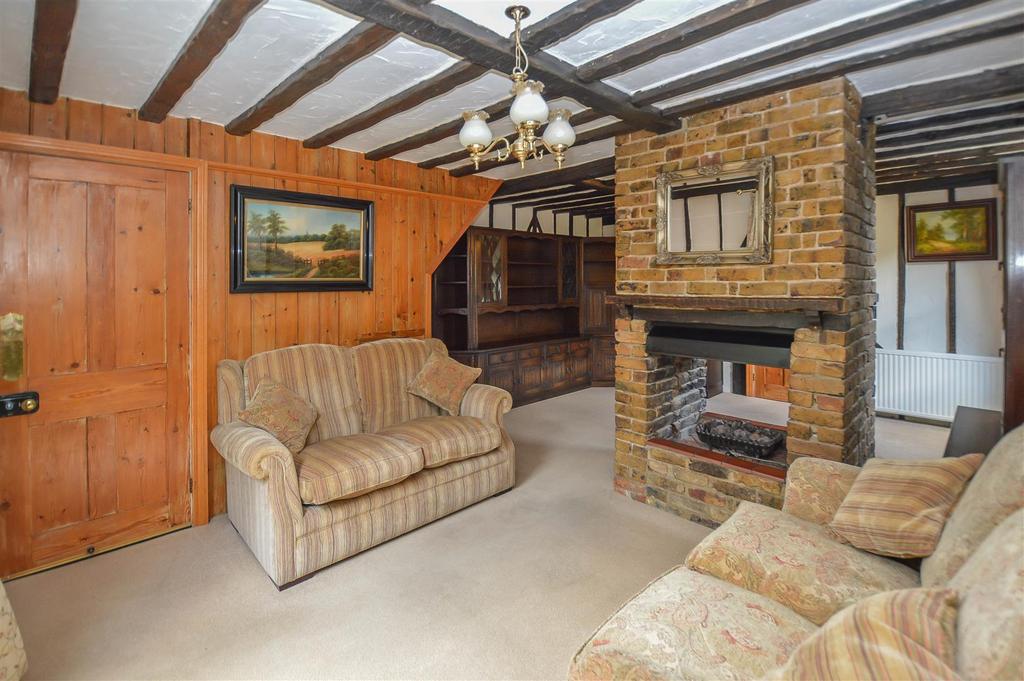 Living room, fireplace