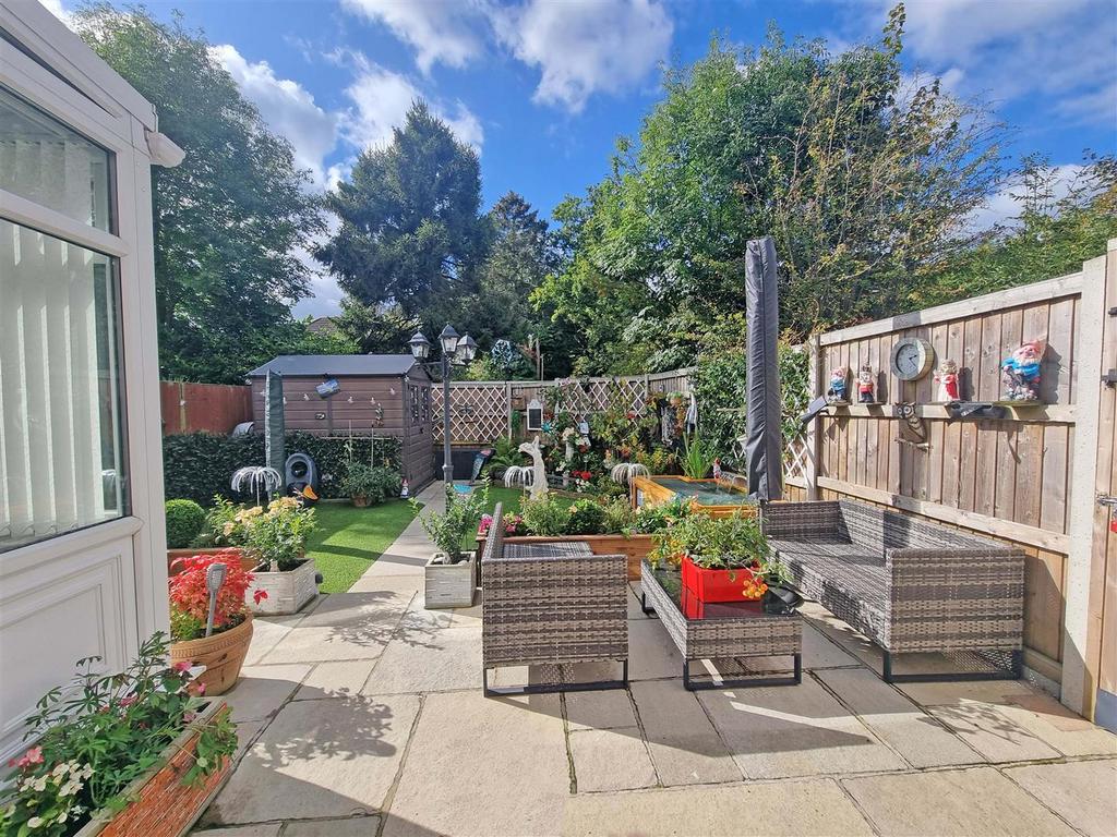 Landscaped rear garden