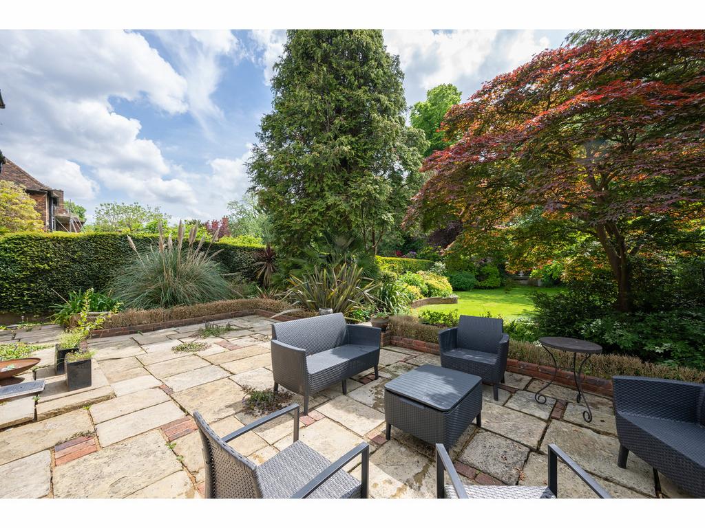 Patio view, garden