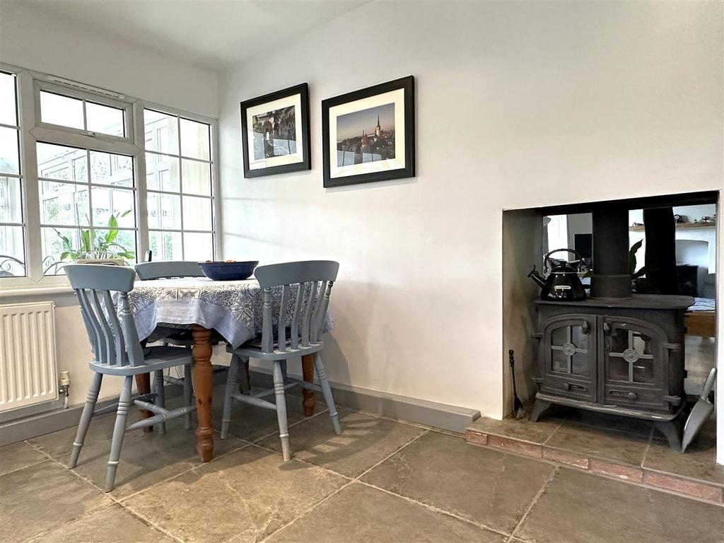 Dining Area With Dual Sided Log Burner 251