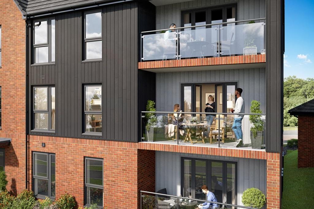 With a generous outside space, plenty of room...