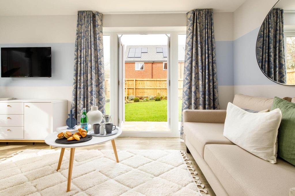Double doors also lead from the lounge to the...