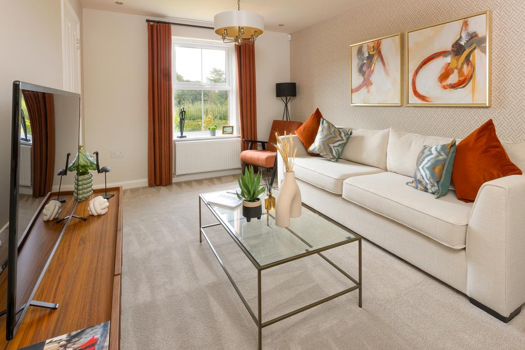 Spacious lounge in the Ingleby 4 bedroom home