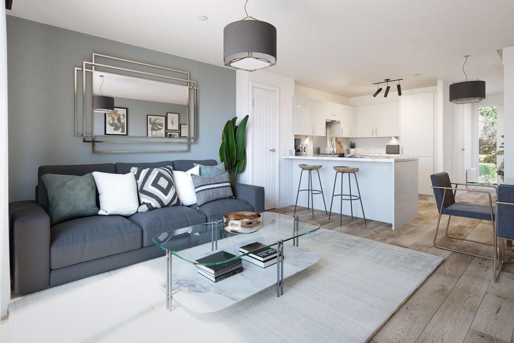 A sociable living space great for family and...