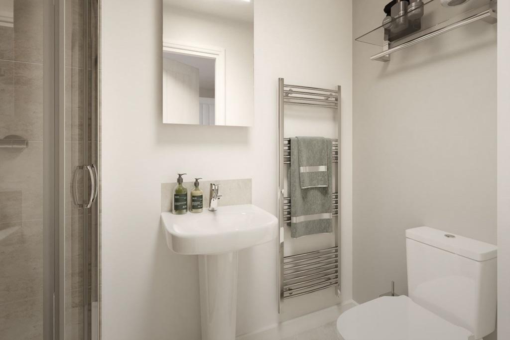 The en suite is your private space to prepare...