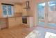 Kitchen area and patio doors