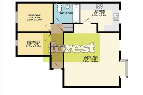 2 bedroom flat for sale, Redford Close, Feltham, Middlesex, TW13