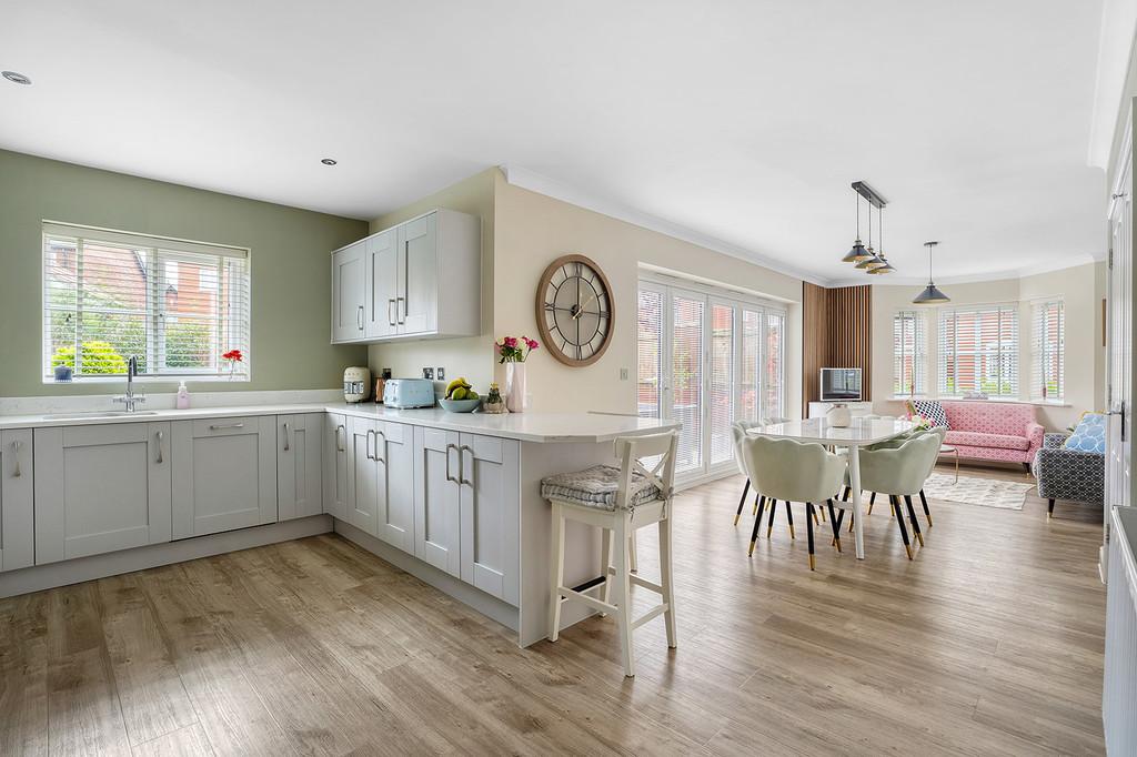 Kitchen dining living room