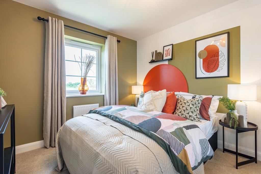 Brancaster Show Home double bedroom at Hampton...