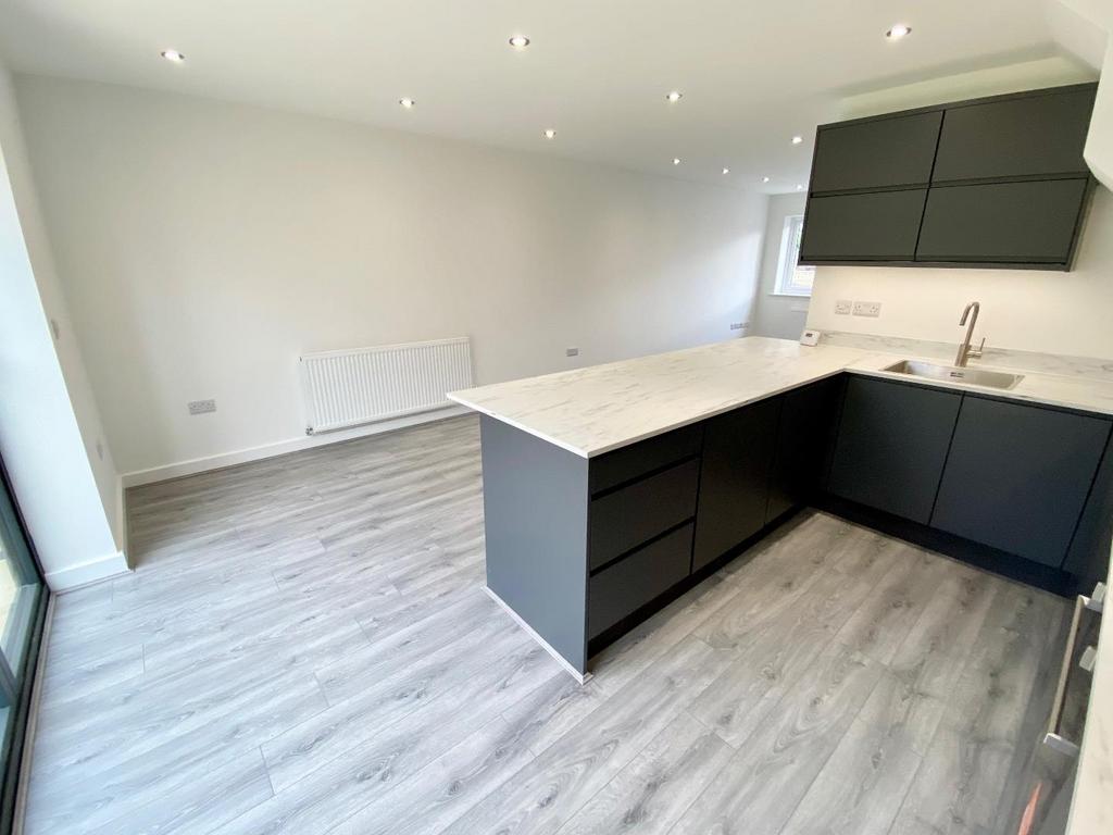 Dining area with bifolding doors