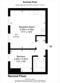 1 bedroom flat to rent, Bardolph Road, Richmond