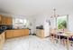 Open plan kitchen/dining/living room