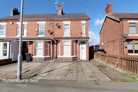 2 bedroom end of terrace house for sale, Bradfield Road, Crewe