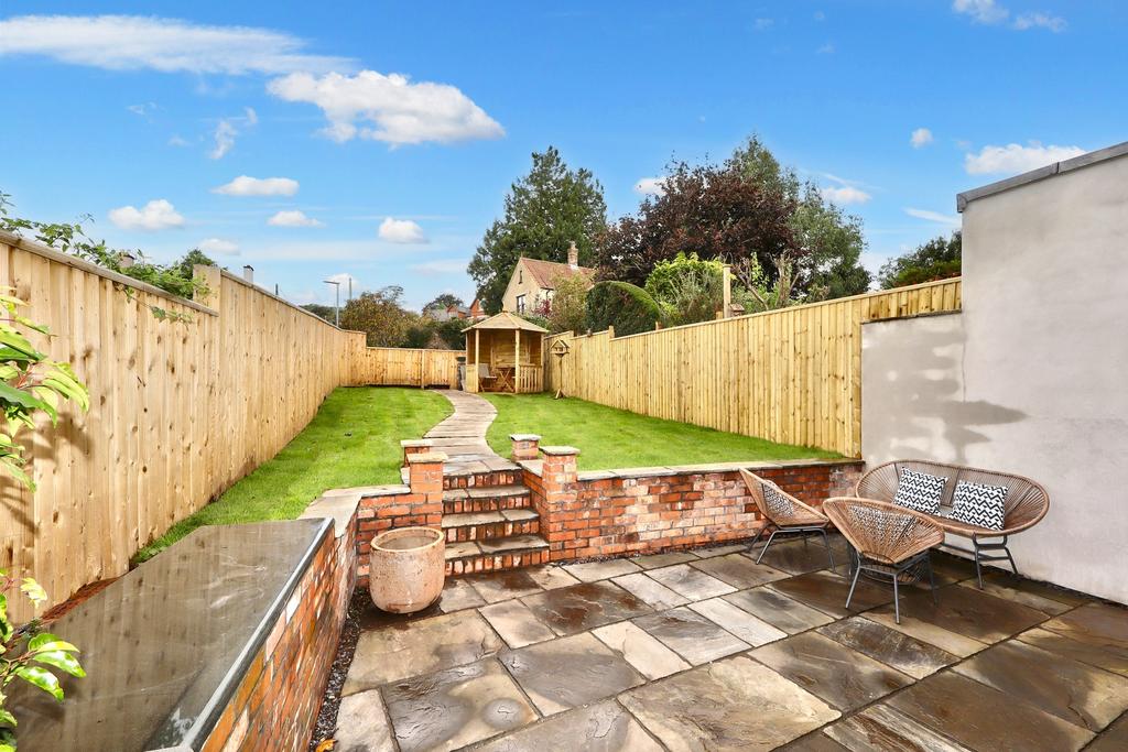 Rear garden and patio