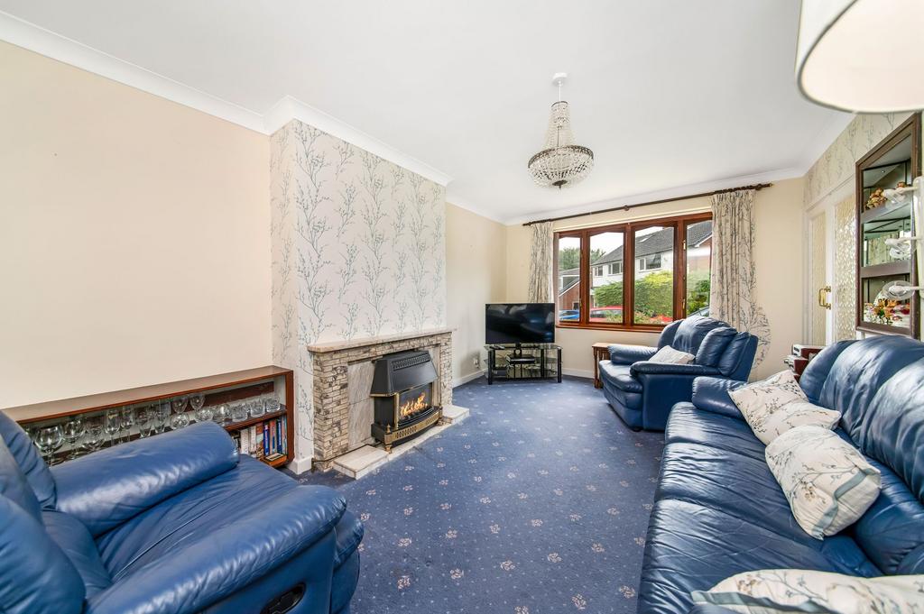 Open plan living dining room