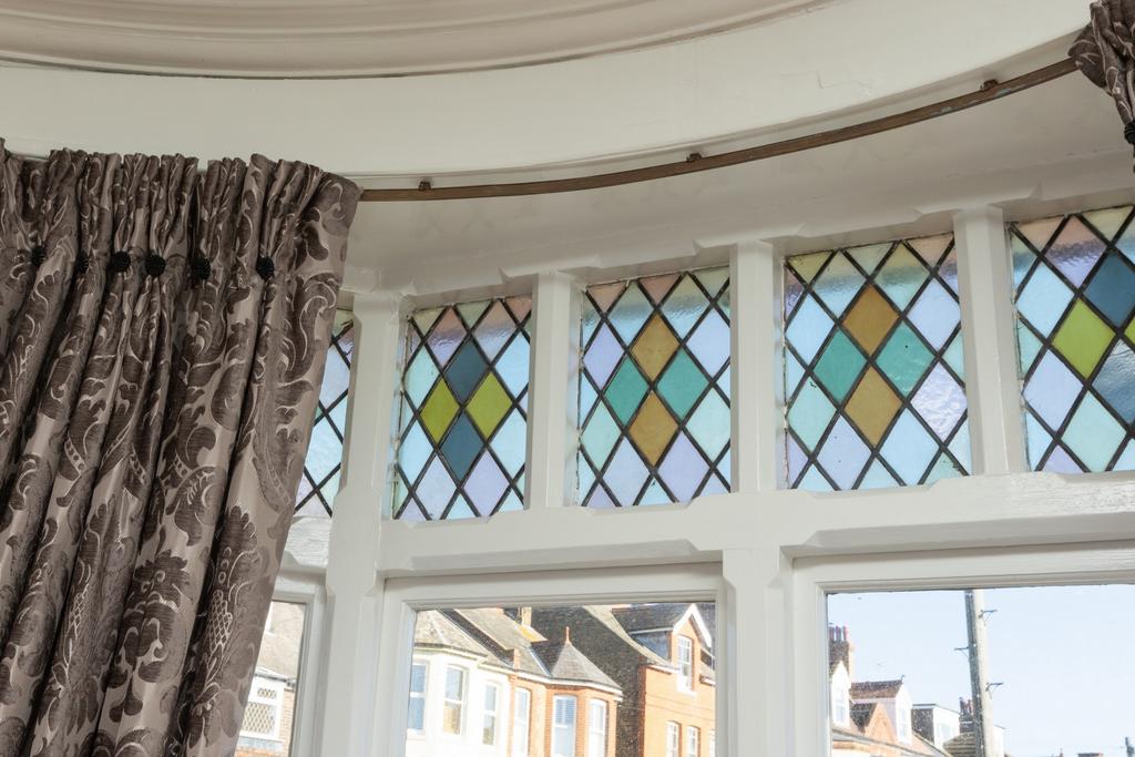 Stained Glass Window Detail   Front Lounge