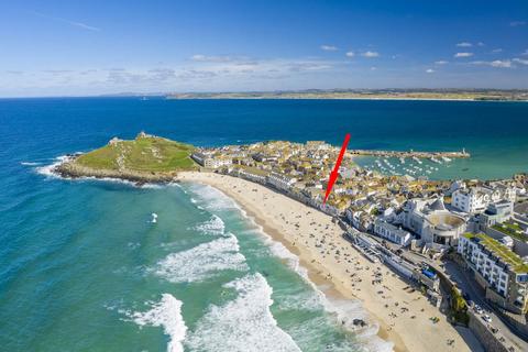 2 bedroom terraced house for sale, Fronting Porthmeor Beach - Back Road West, St Ives, Cornwall