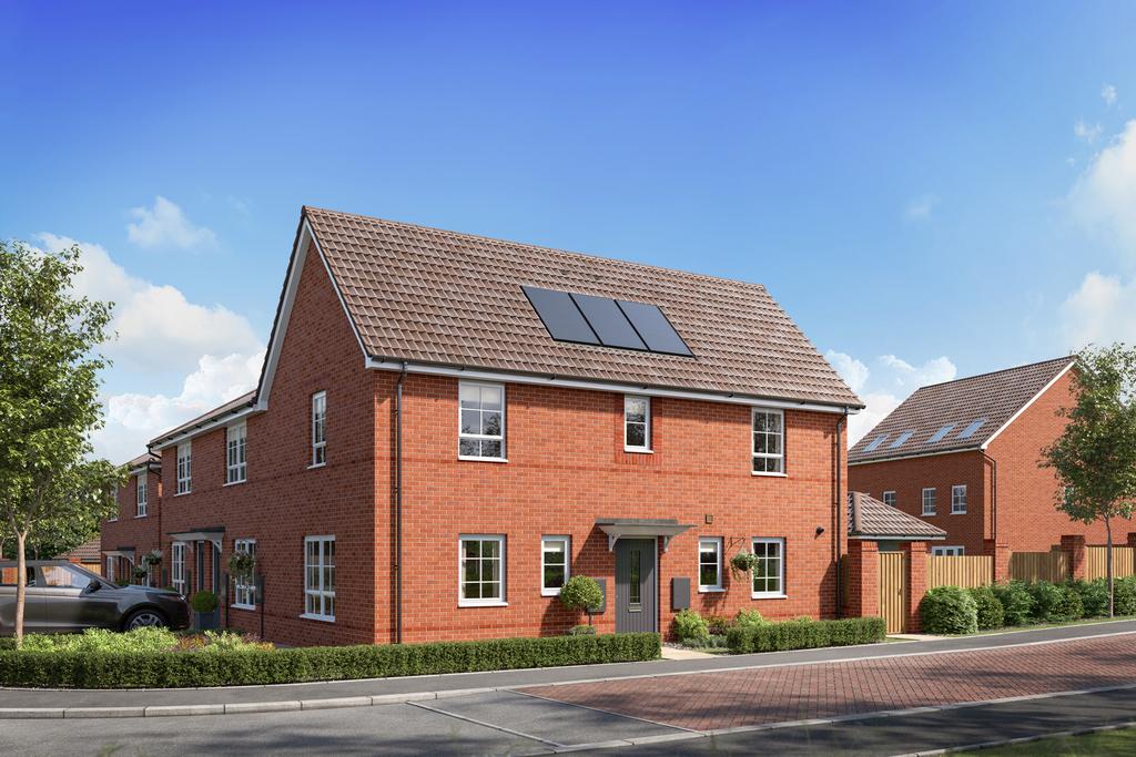 Outside of a 3 bedroom home at The Poppies -...