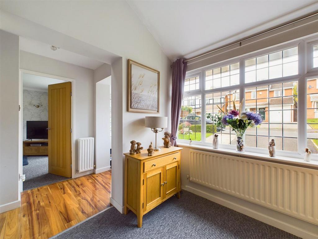 Dining Room Bay Window and Entrance Hall into...